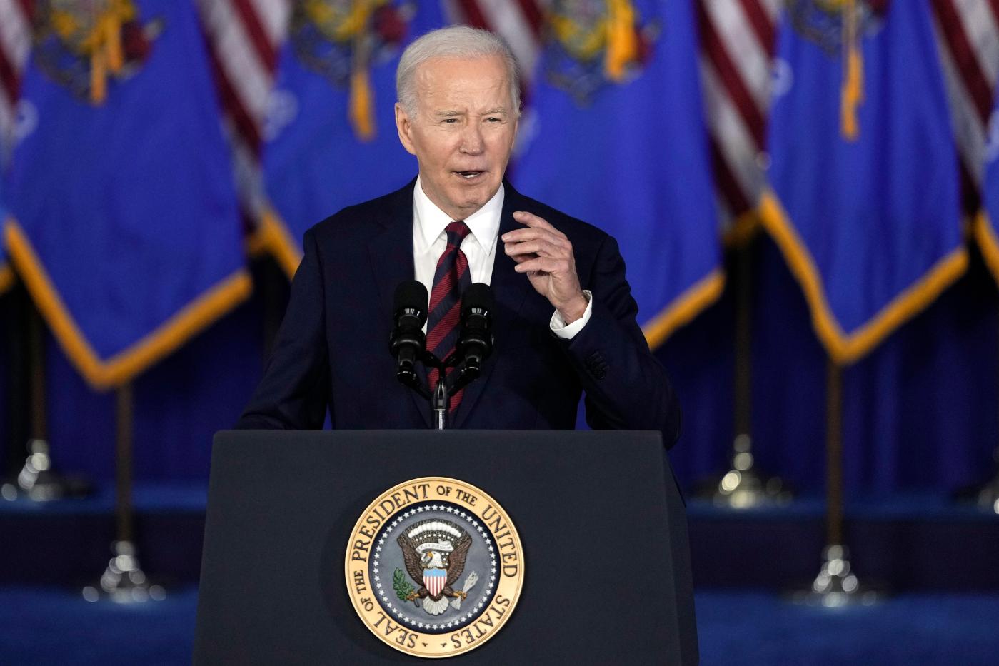Middle East conflicts revive clash between the president and Congress over war powers 1 Biden Congress Mideast Conflicts 28698