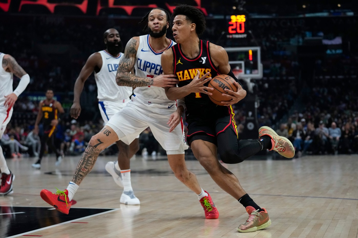 Hawks Clippers Basketball 13 1 GYlQYd