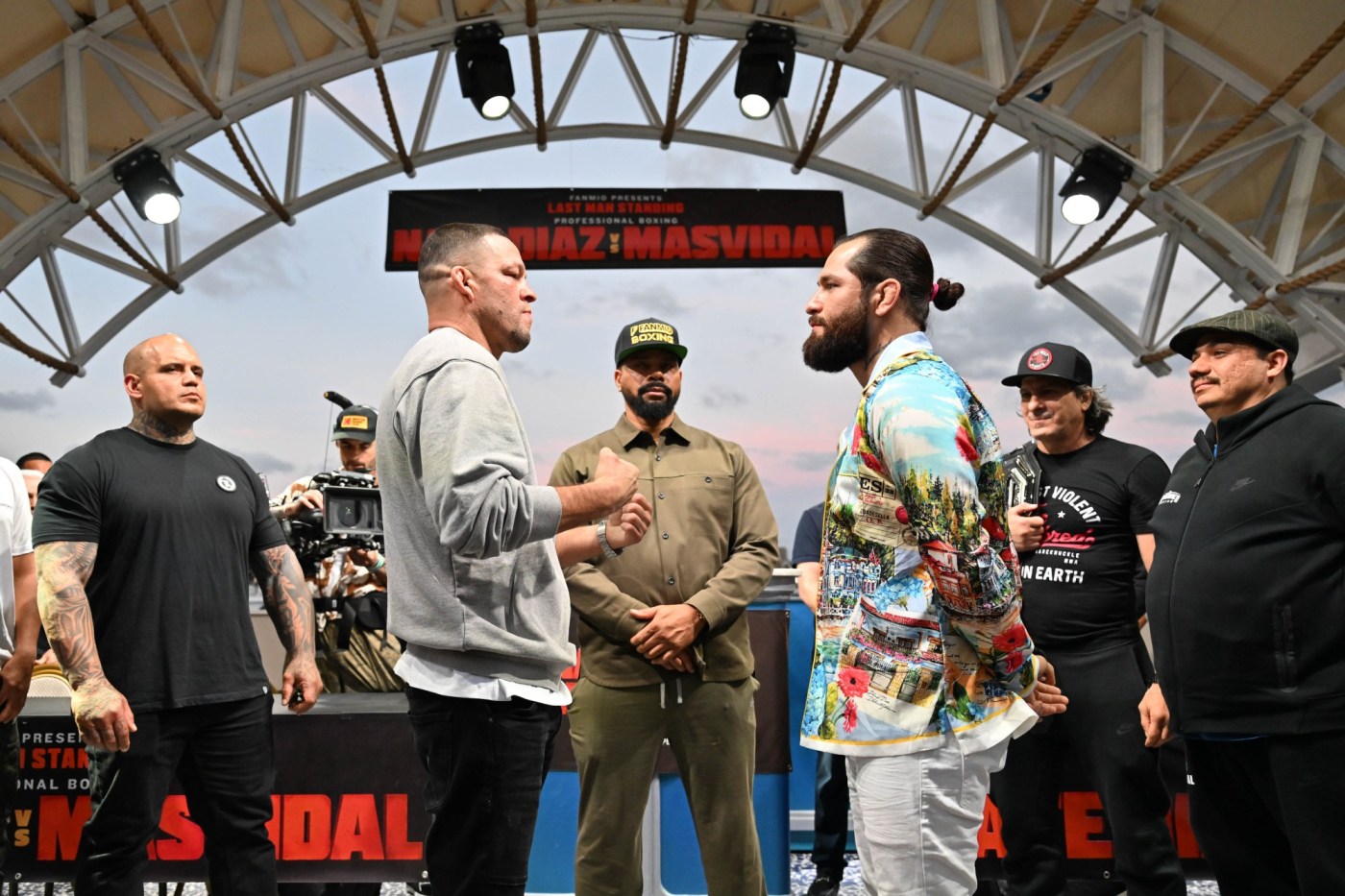 Nate Diaz and Jorge Masvidal out to prove who’s ‘baddest’ 1 0421 SPO LDN L BADDEST bYG6TJ