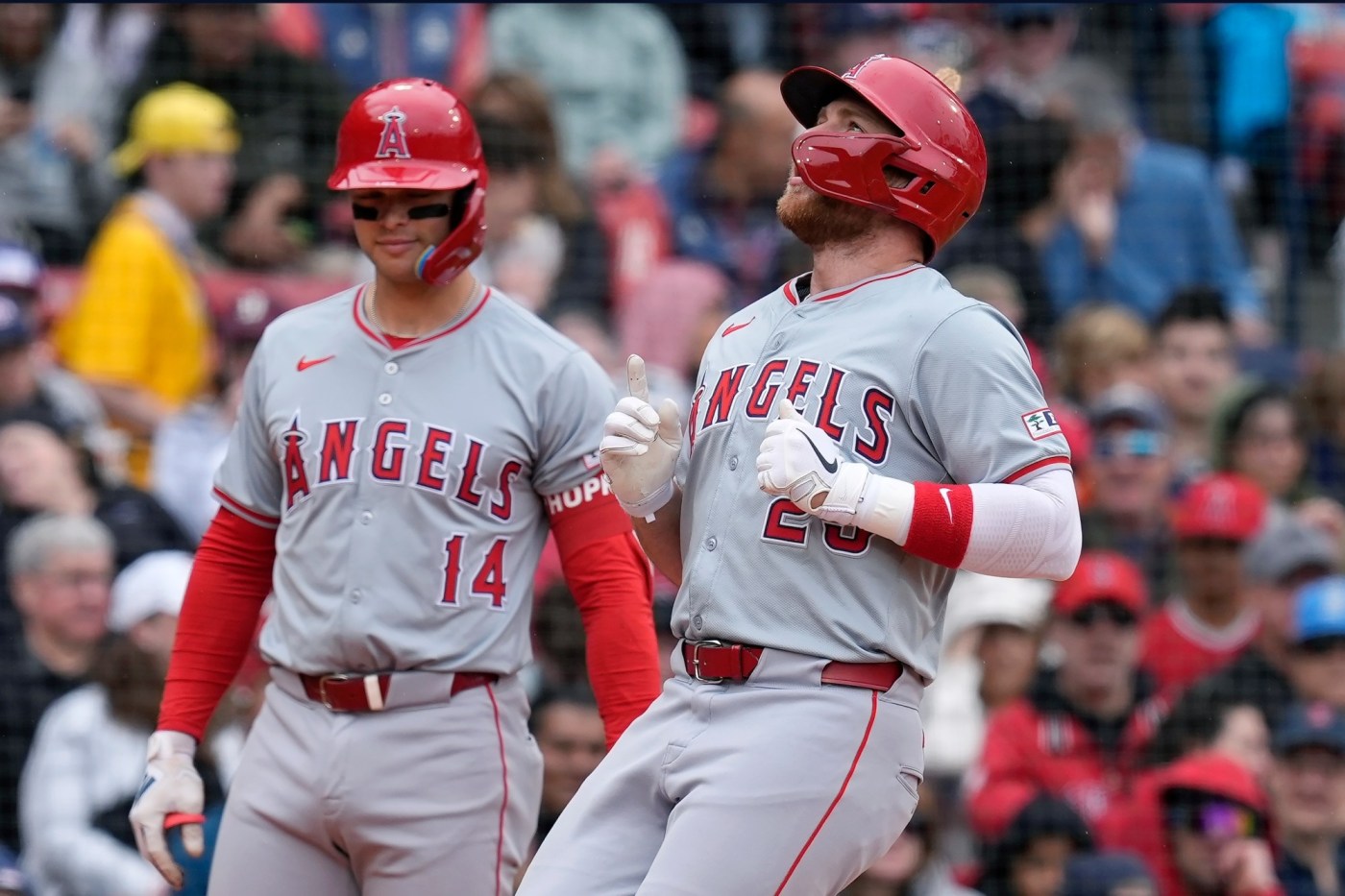 Angels’ Brandon Drury says opposite-field homer is a promising sign 1 AP24105668225039
