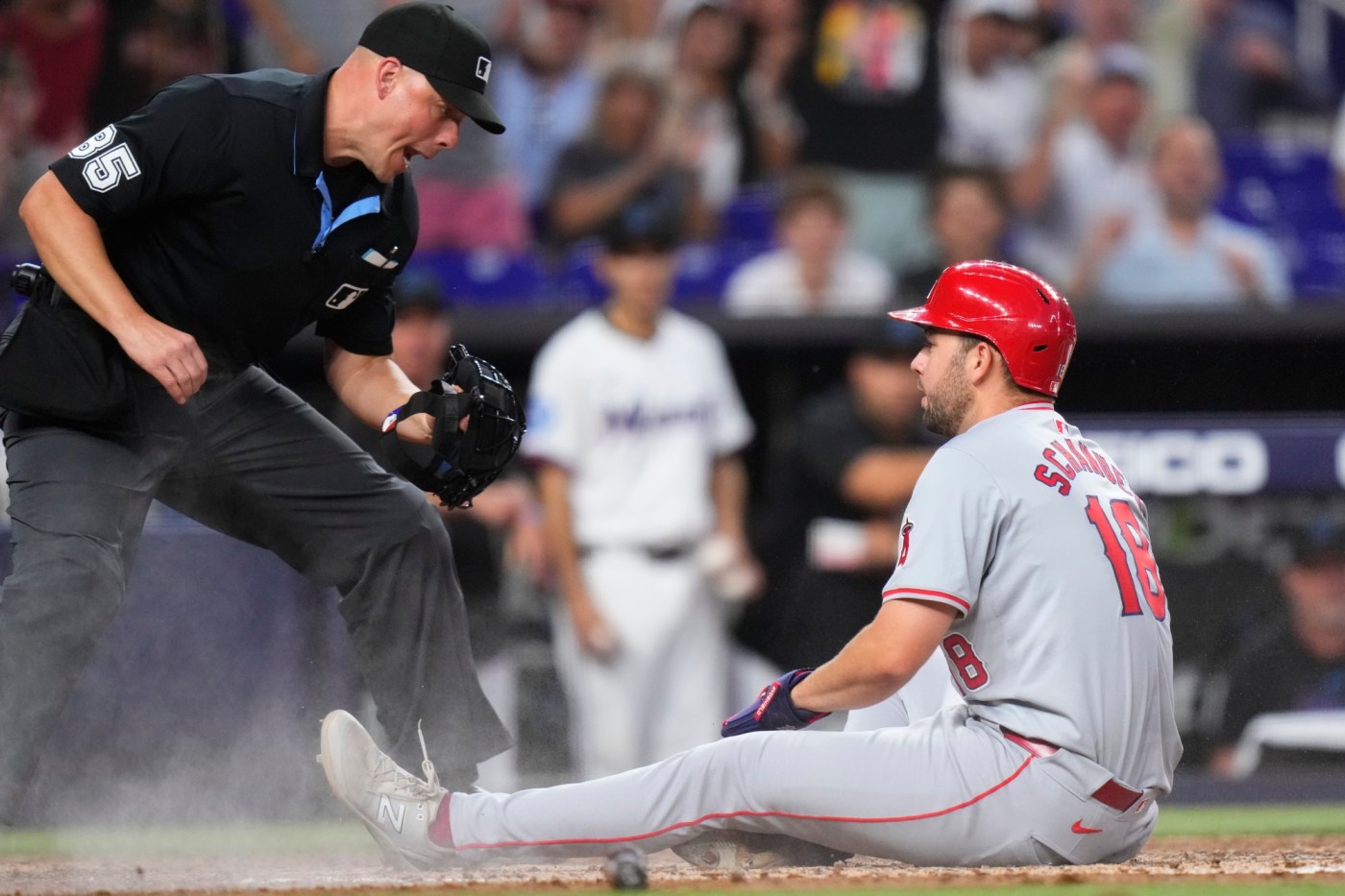 Angels’ Nolan Schanuel has on-base streak end after Orioles appeal 1 GettyImages 2133951570 1 LJFD8X