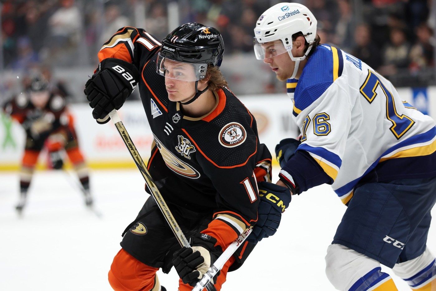 Ducks rally before losing shootout to the Blues 1 GettyImages 2147266436 qL2Rlt
