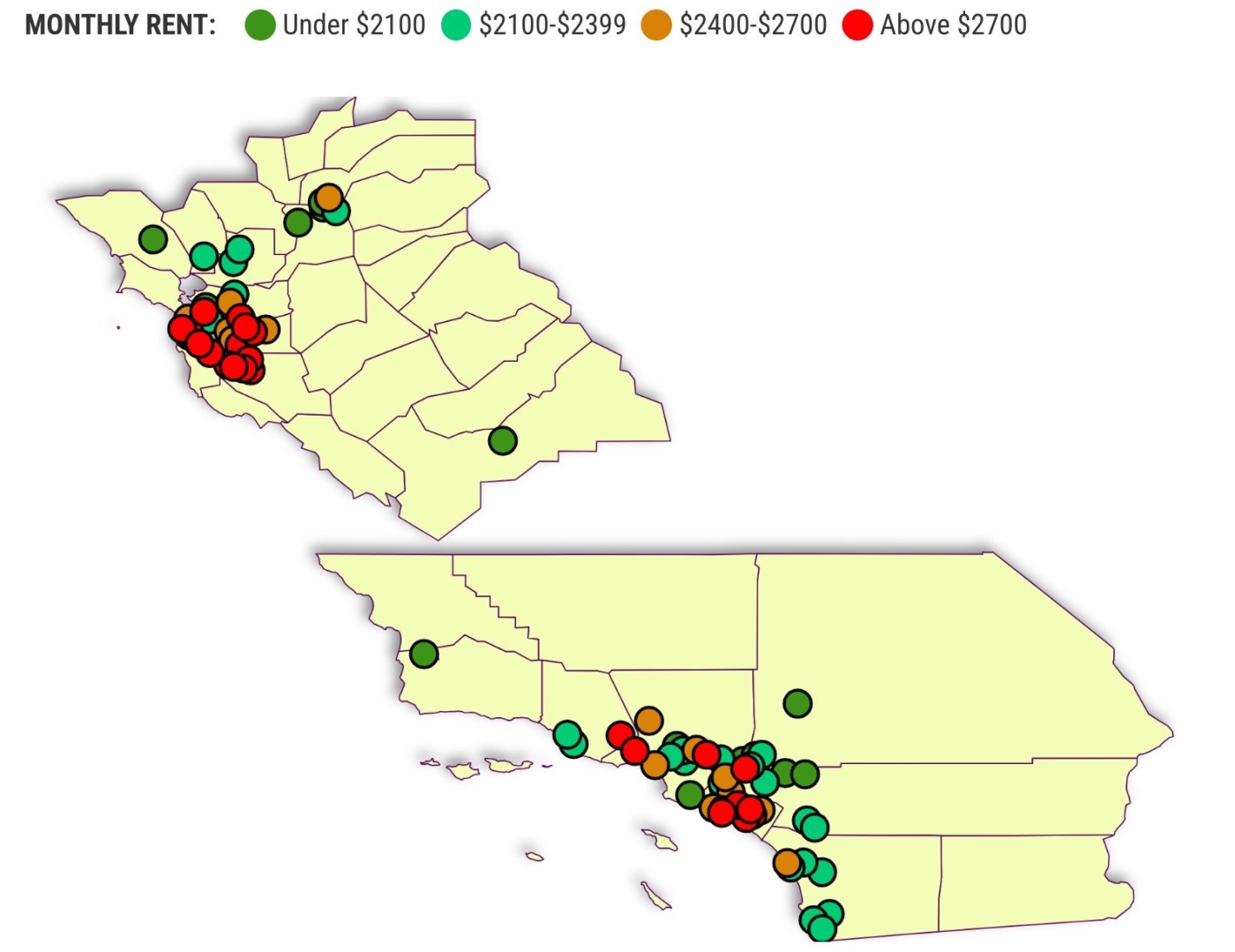 California rent ‘bargains’ are disappearing. Which ones are left? 1 How much California tenants pay@2x