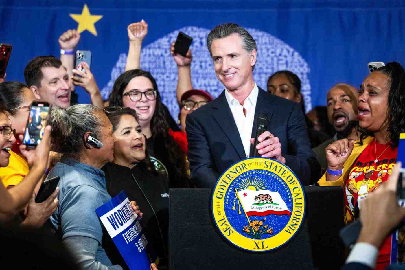 Californians are struggling with an affordability crisis. But Sacramento keeps making things worse. 1 LDN L NEWSOM ECONOMY 0929 08 SR Ly34QC