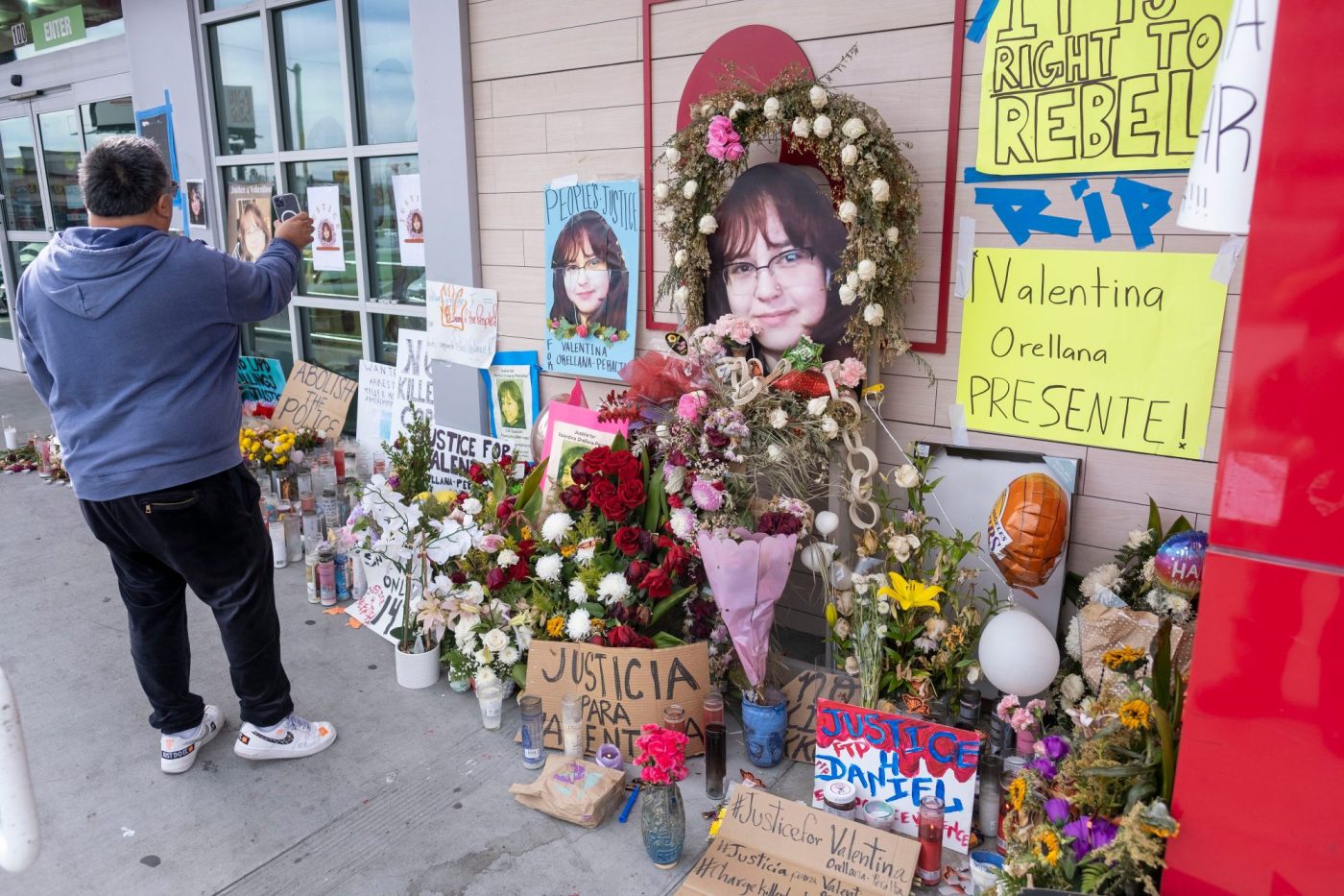 State DOJ will not prosecute LAPD officer who killed 14-year-old girl in North Hollywood Burlington store 1 LDN L PERALTA MEMORIAL 003 0111 Ebrup2