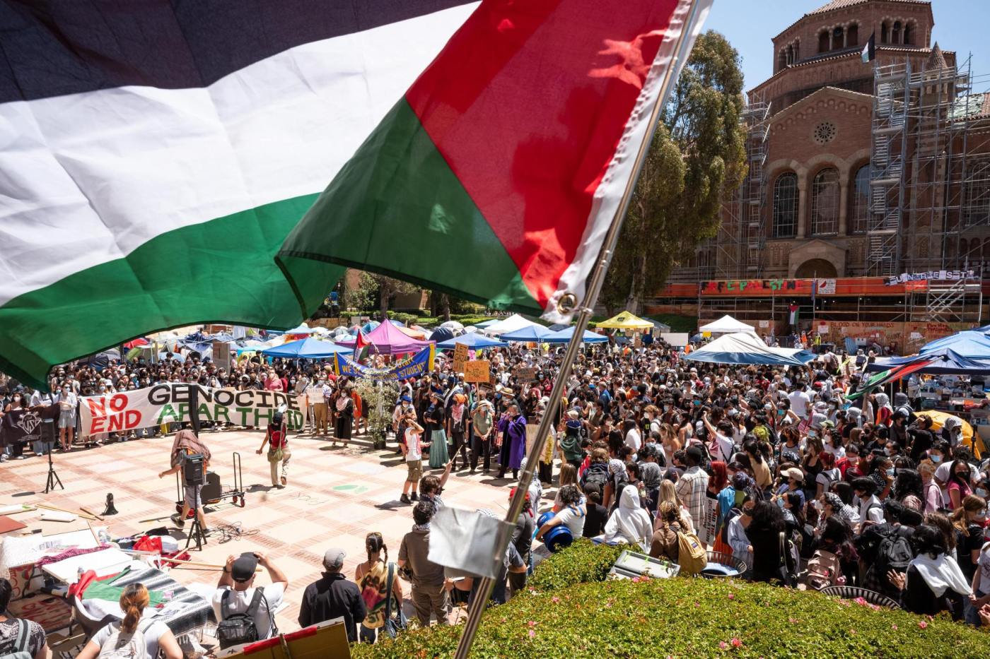 Palestine protests: UCLA opens inquiry, USC president in talks with protesters 1 LDN L UCLA PROTEST 0430 DC 14 BNIBeo