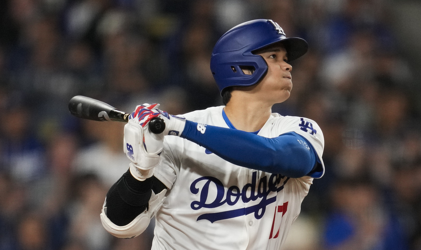 Shohei Ohtani’s 1st home run for Dodgers helps them sweep Giants 1 imageedit 9 2922887104 hpdzCa