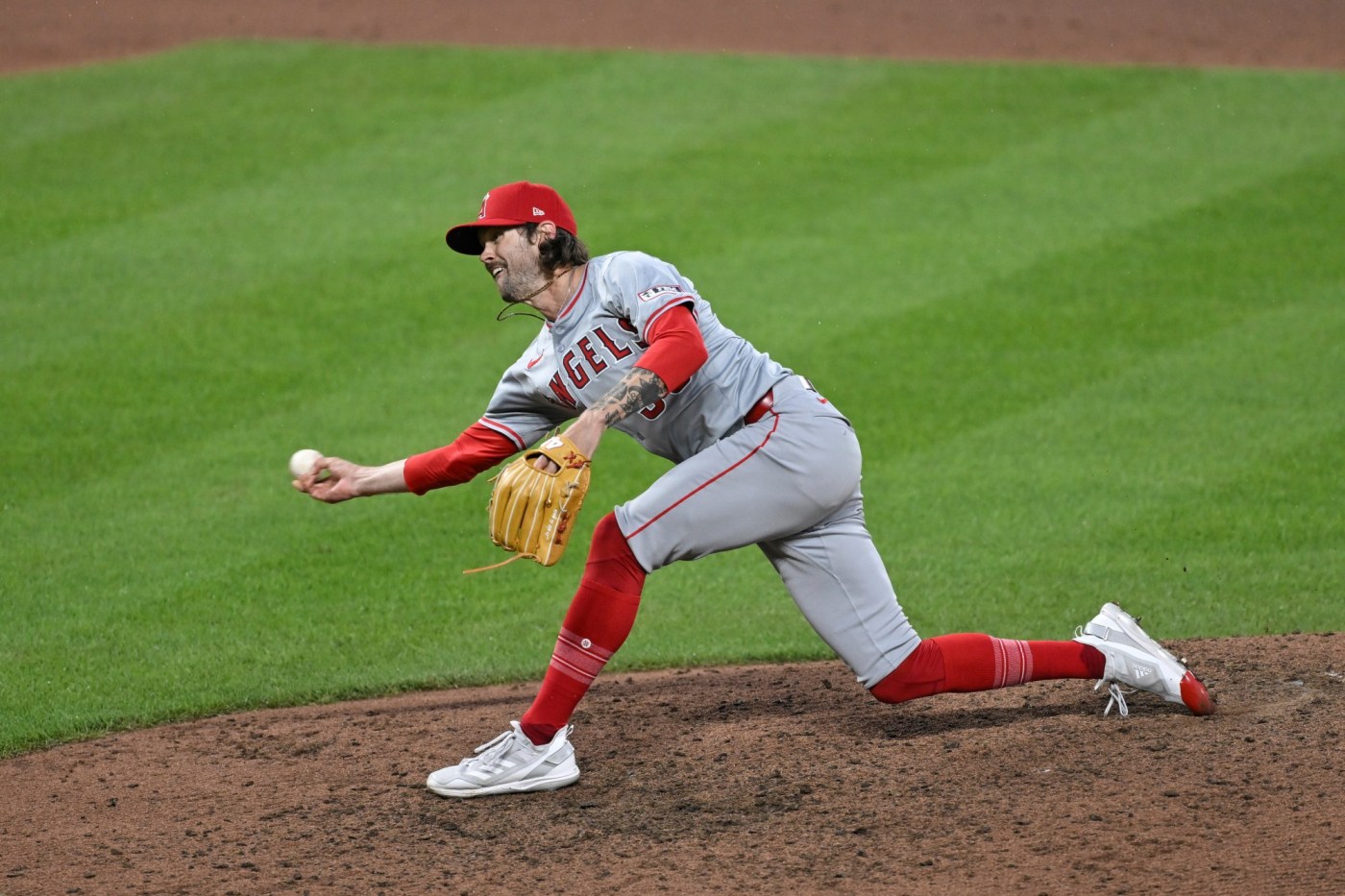 Angels reliever Adam Cimber says new perspective has helped him on the mound 1 AP24092021890086 92jYVv