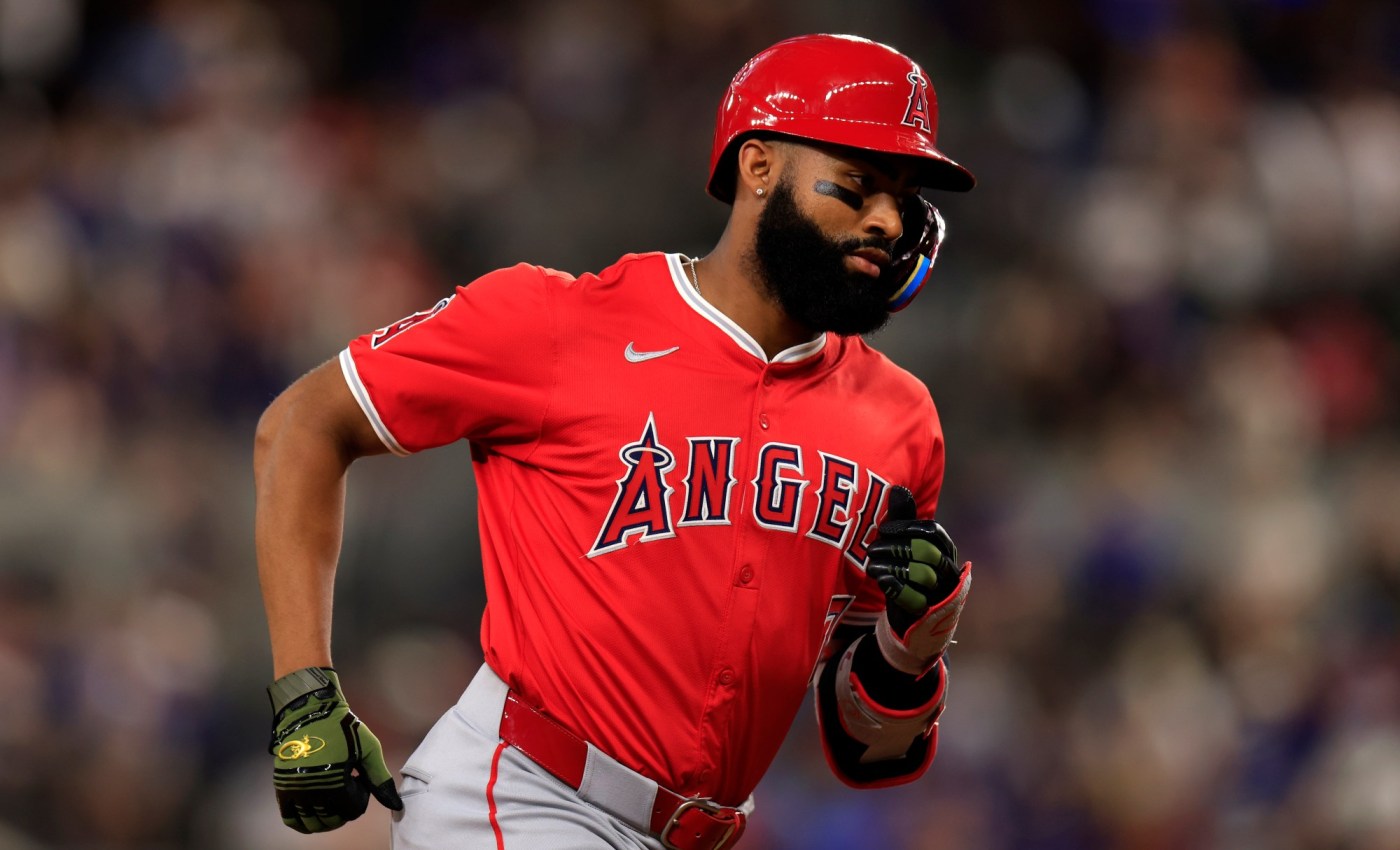 Angels’ Jo Adell showing improved plate discipline this season 1 GettyImages 2153079919 BX7Slz