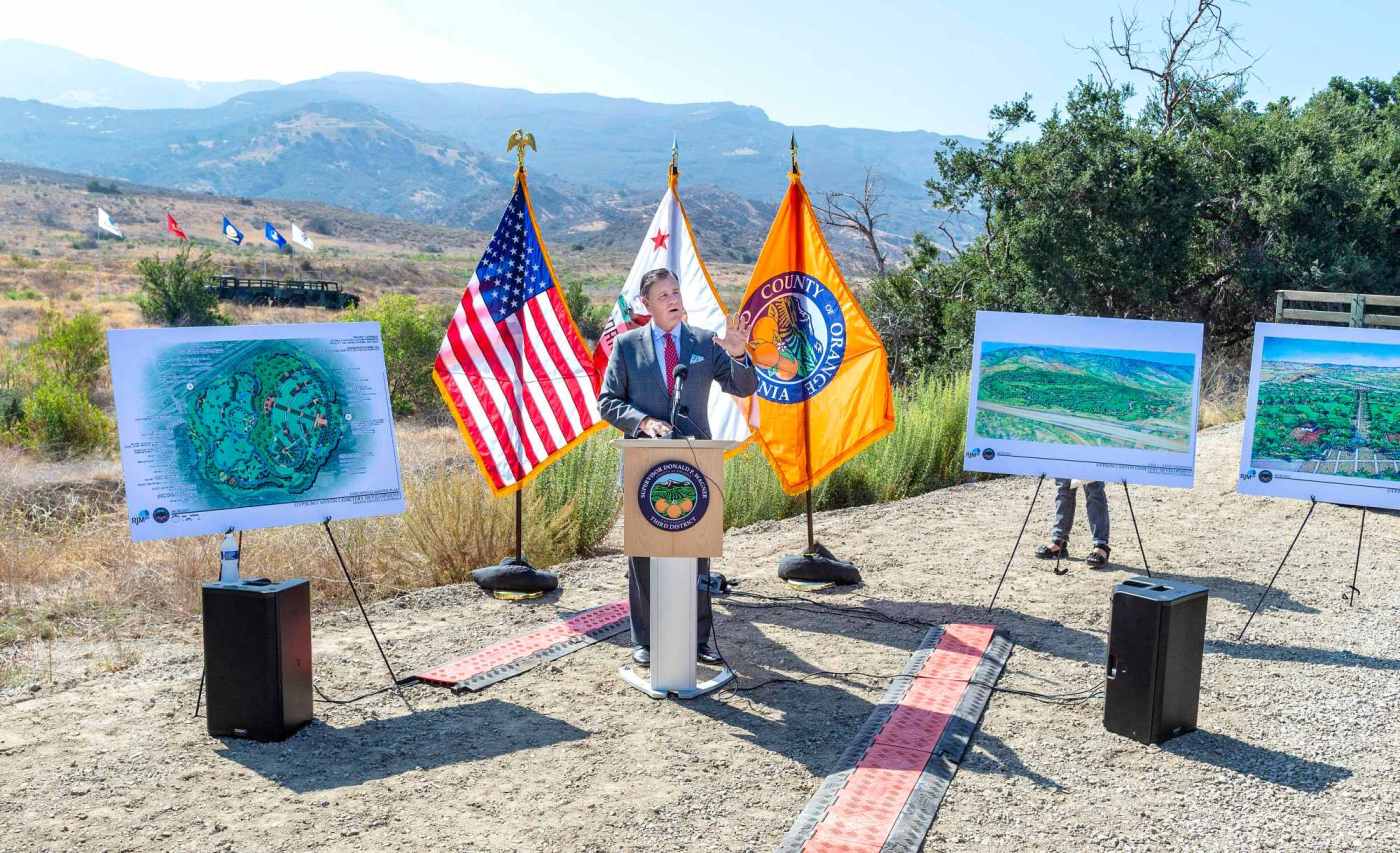 Why did Irvine finance a report for a state veterans cemetery in Anaheim Hills? 1 OCR L GYPSUMCANYON 0702 08.mr 7TJTiK