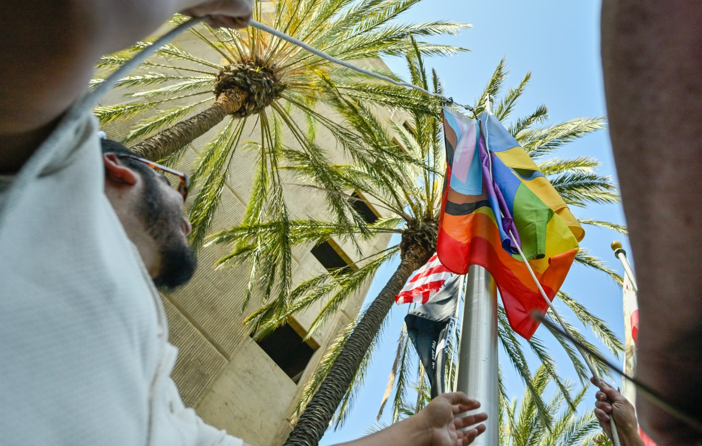 Santa Ana raises pride flag to support LGBTQ+ community 1 OCR L PRIDEFLAG 0523 JG 01 1 FS7Hqs