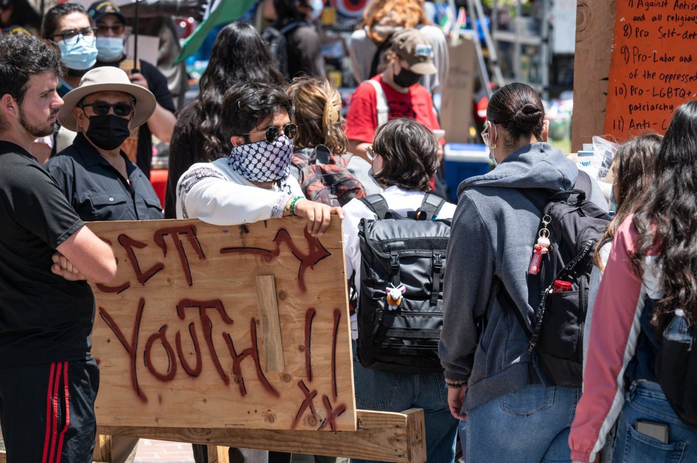 SGT L PROTESTS CSULA DC 10 1
