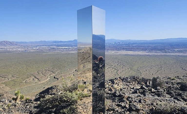 Another mysterious monolith appears, this time in Nevada desert 1 AP24170422504322 copy Os1HWs