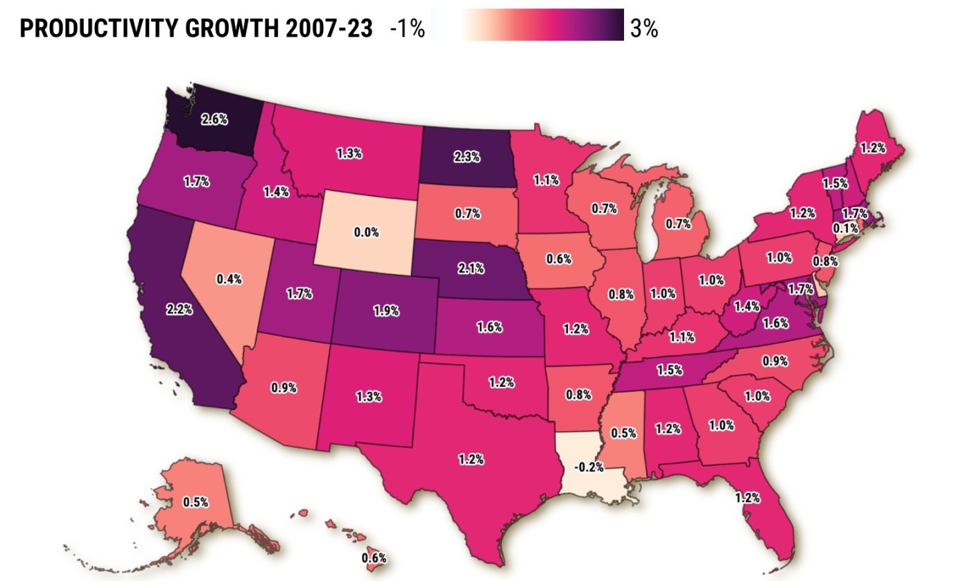 California workers are third-most productive in US 1 Most efficient state economies@2x pahnsu