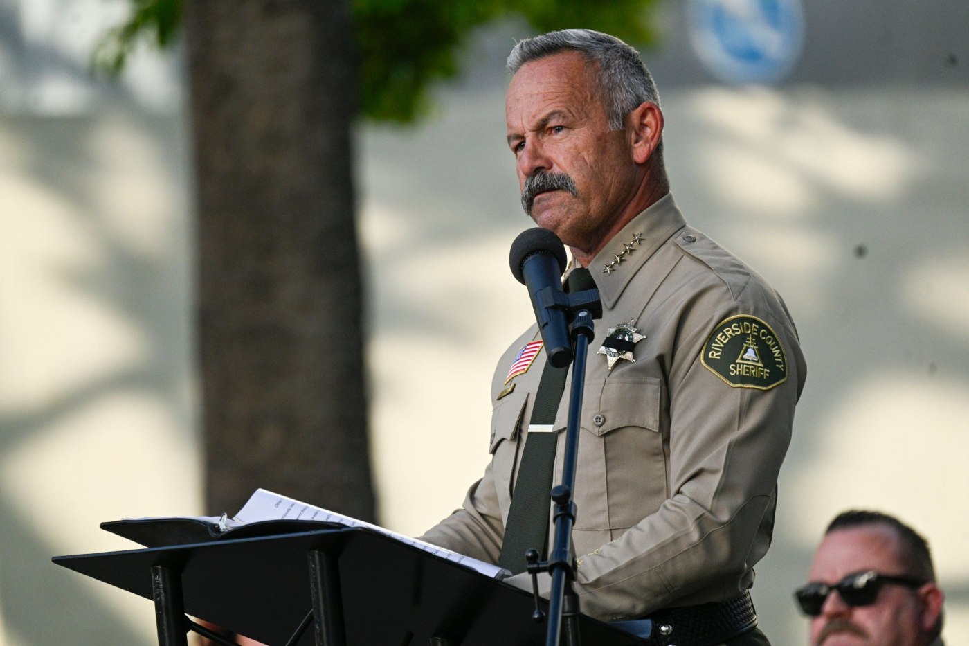 Riverside County sheriff jokes in Trump endorsement: ‘It’s time we put a felon in the White House’ 1 RPE L MEMORIAL 0509 07 XX5pWS