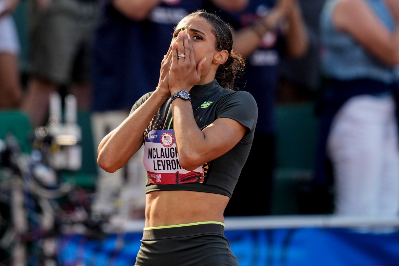 Sydney McLaughlin-Levrone sets world record in Olympic Trials finale 1 US Track Trials 3 1 4J7GTj