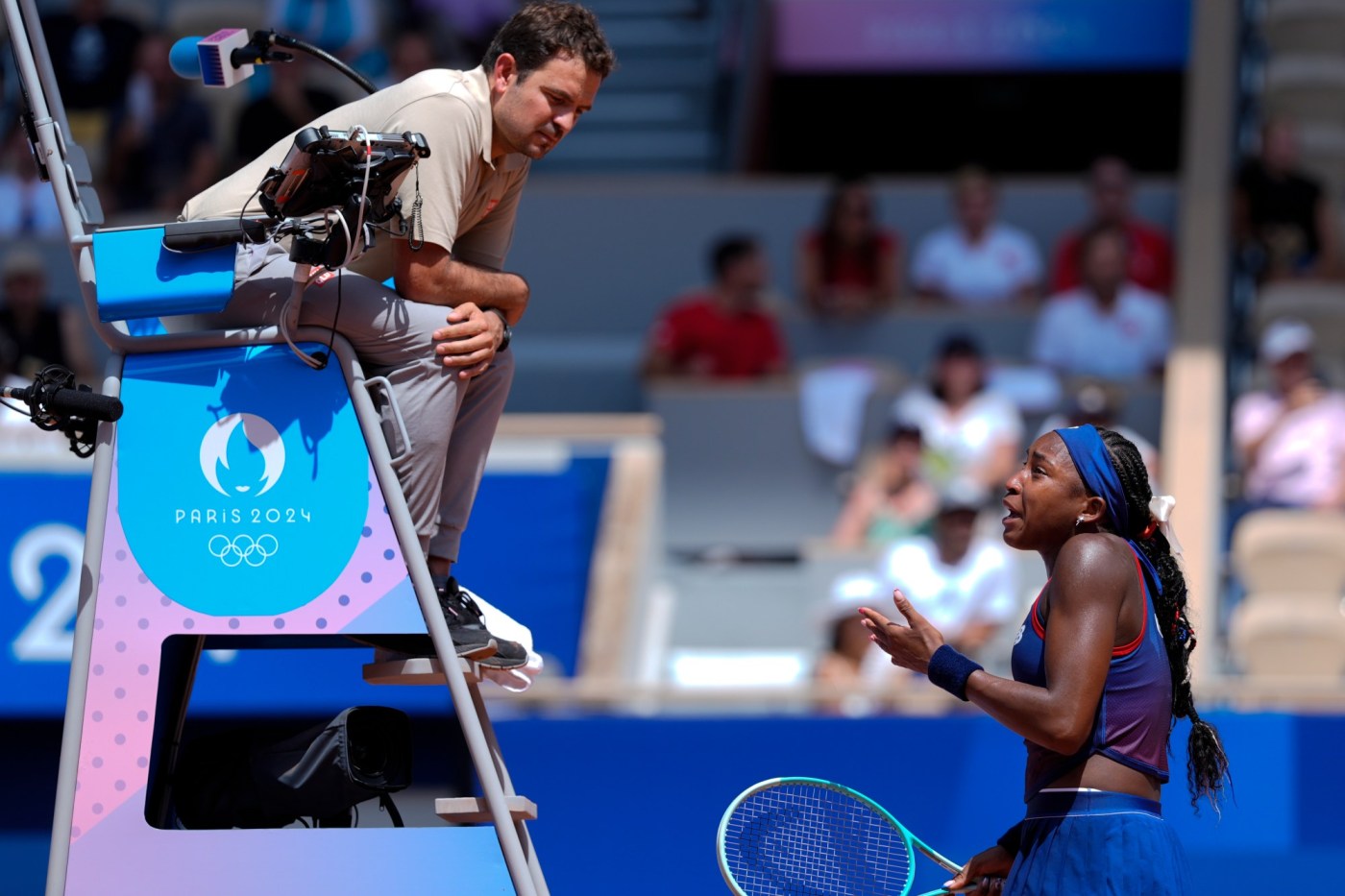 Olympic tennis: Coco Gauff loses to Donna Vekic after controversial call 1 AP24212457683934 iGNmY4