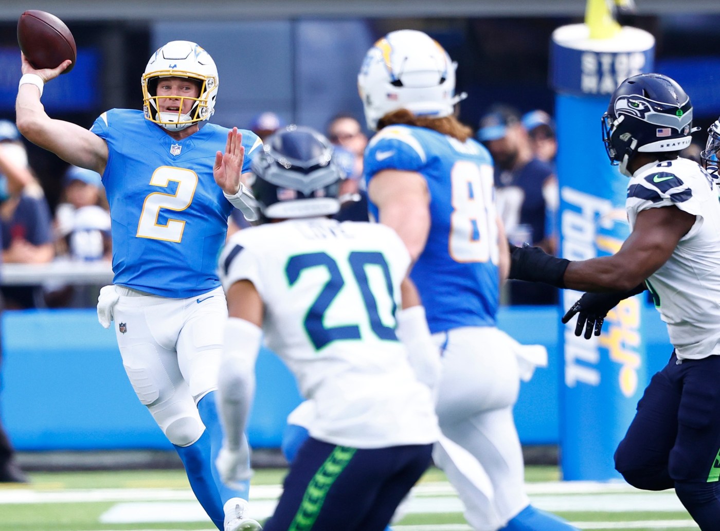 Chargers review: Easton Stick struggles to move ball in loss to Seahawks 1 2166249285 yTzz92