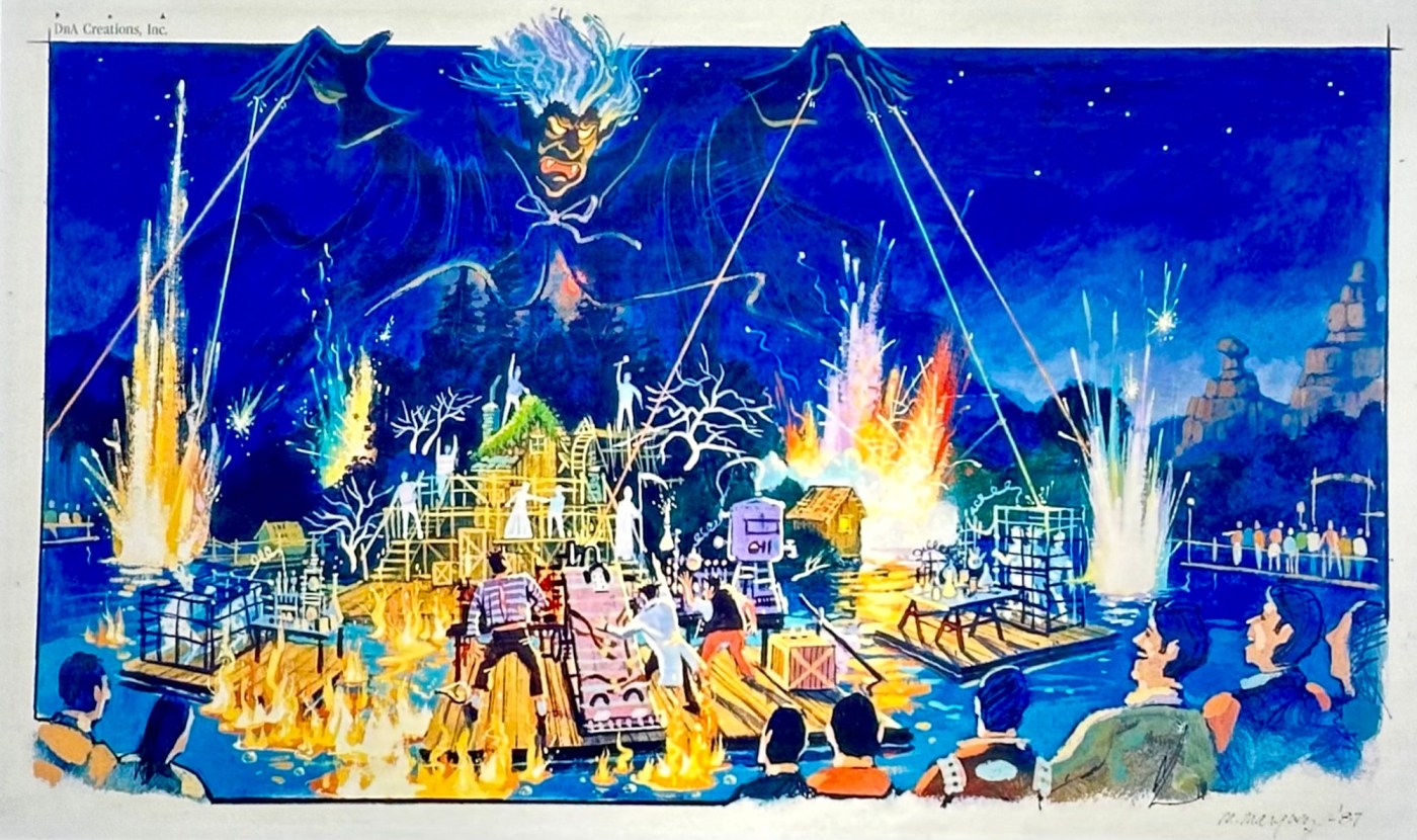 See the Disneyland nighttime spectacular that almost happened in 1987 1 OCR L DISNEYLAND D23 0814 04 FPWR6w