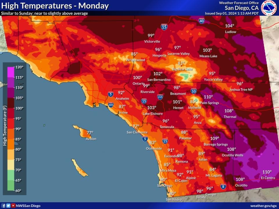 Heat wave moves into Southern California with record temperatures expected in some spots 1 LDN Z HEAT 0902 1 bkVcol