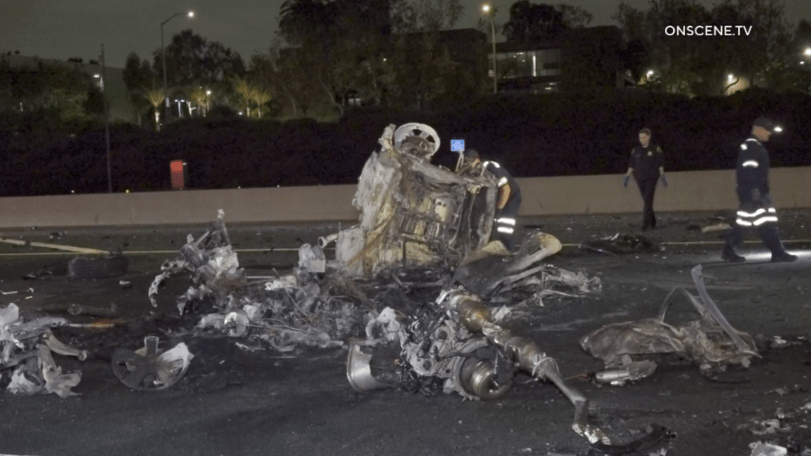 Motorist killed in wrong-way crash on 73 Freeway in Newport Beach 1 Newport Beach crash 1