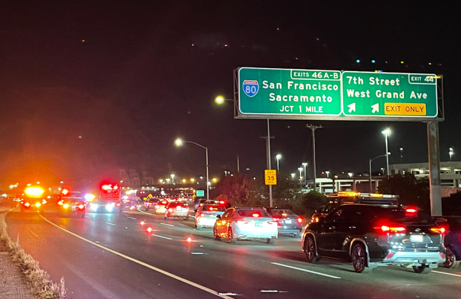 Fatal crash stops northbound traffic on I-880 in Oakland 1 Screenshot 2024 10 25 214315