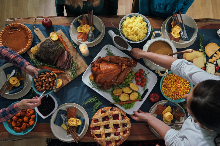 Expert tips on how to avoid feeling drowsy after Thanksgiving dinner 1 GettyImages 1414285963