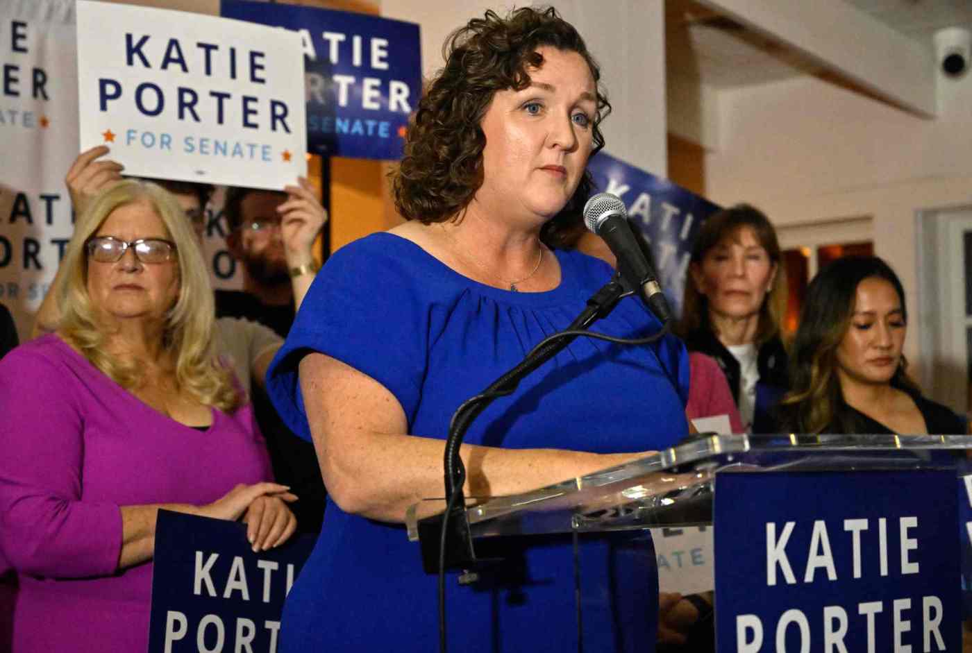 Katie Porter granted temporary restraining order against an ex after ‘ongoing threats and harassment’ 1 OCR L PORTERPOLL 1001 qgRRTJ