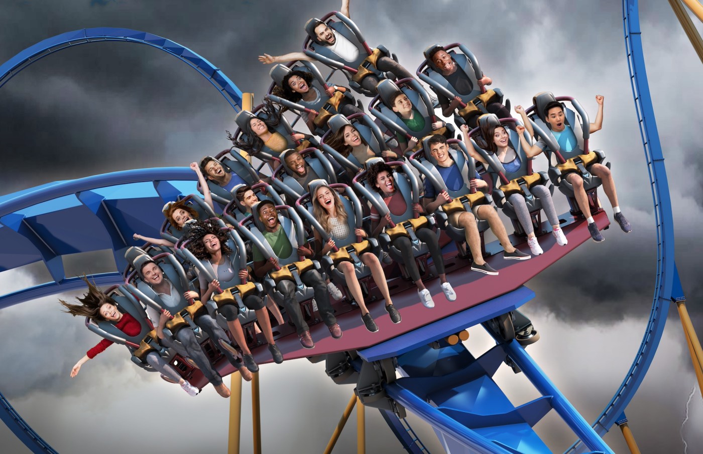 Six Flags to spend $1 billion on 11 coasters over next 2 years 1 OCR L SIX FLAGS GREAT AMERICA WRATH RAKSHASA COASTER 1114 01 ksC0IJ