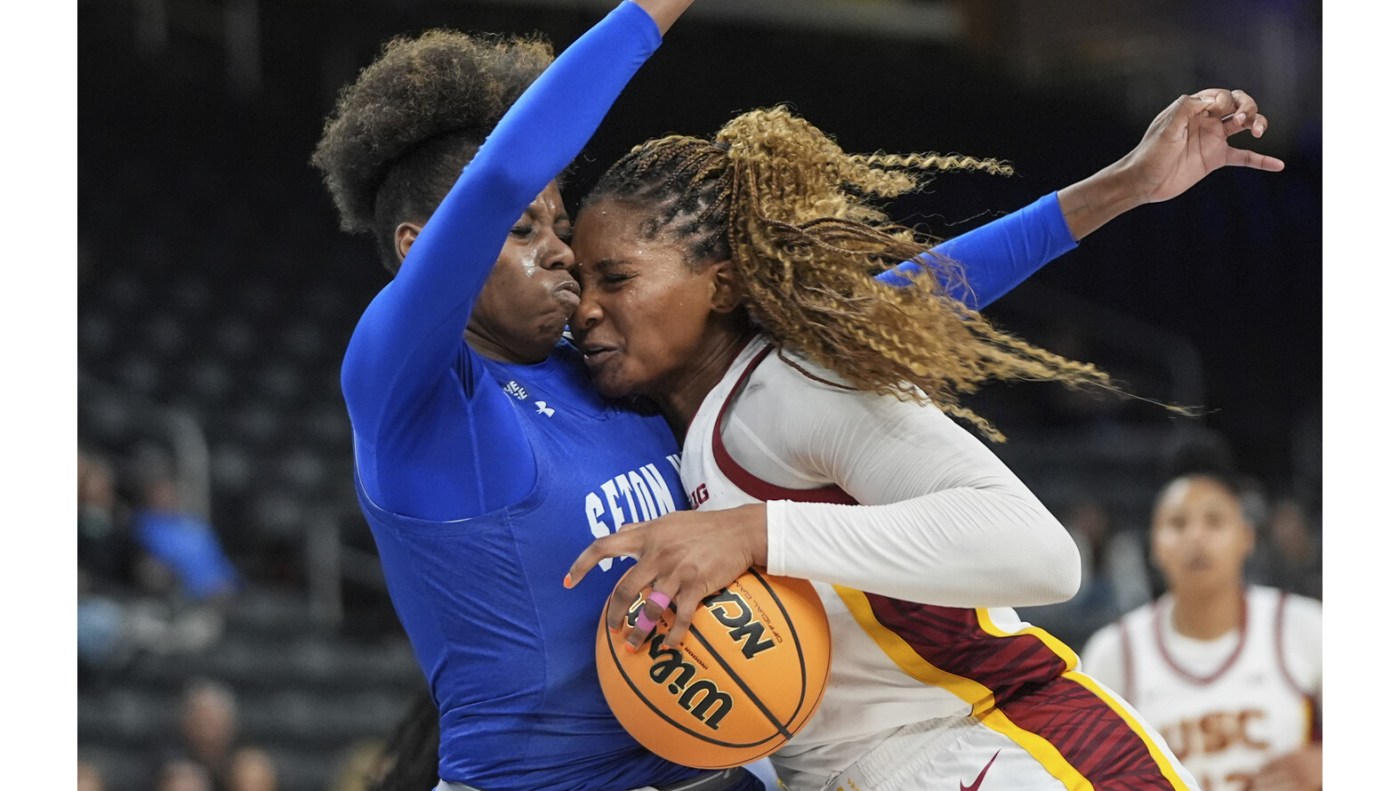 USC women bounce back, blow out Seton Hall with balanced effort 1 imageedit 8 34286601 16x9 1 yC13Km