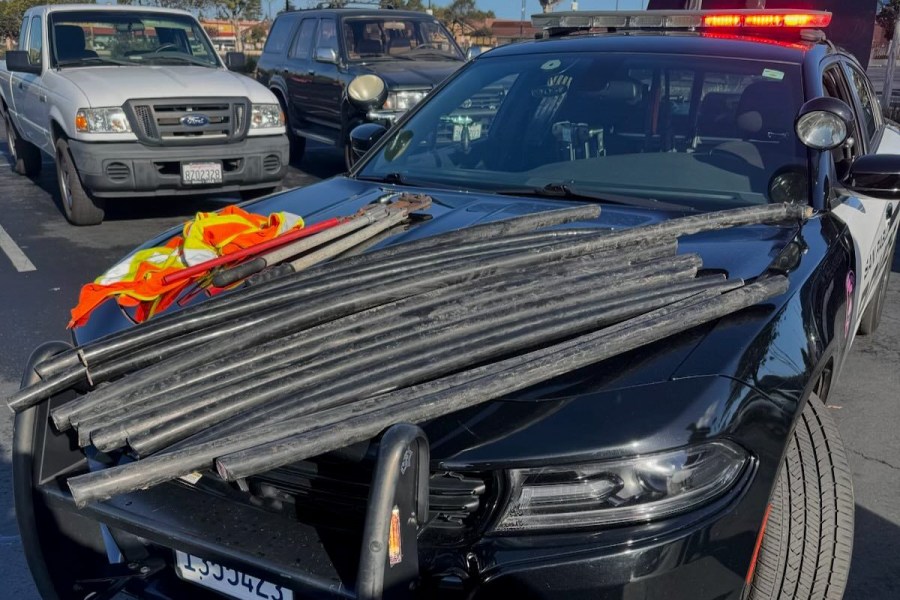 san pablo police copper wire theft arrest 1 mzECbq