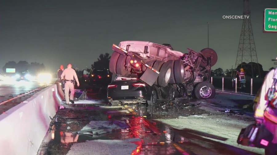 Deadly Crash Involving Fuel Tanker Shuts Down Freeway In Los Angeles ...