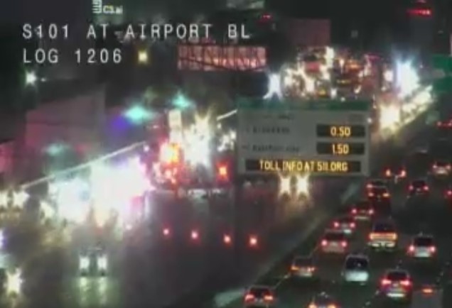 caltrans nb 101 at airport san bruno south san francisco fatal crash e45f7c 5r05Fg