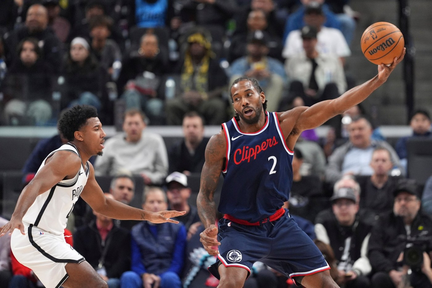 Clippers set franchise record with 59-point rout of Nets 1 AP25016165150571 GgHrnn