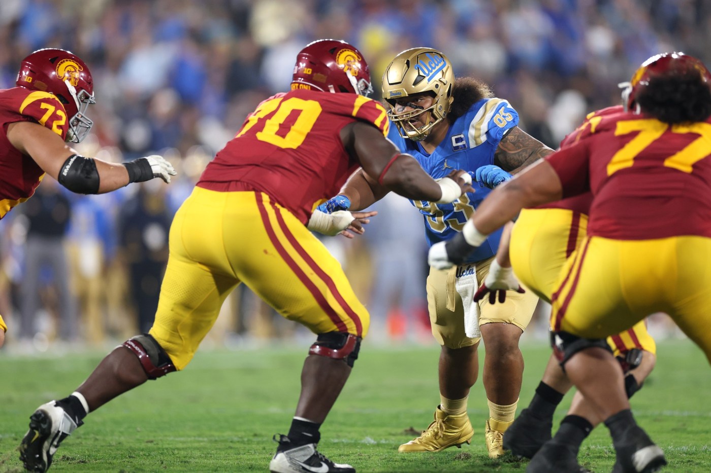 USC football breakdown: How the Trojans look on the offensive line 1 GettyImages 2186725461 jdgHXX
