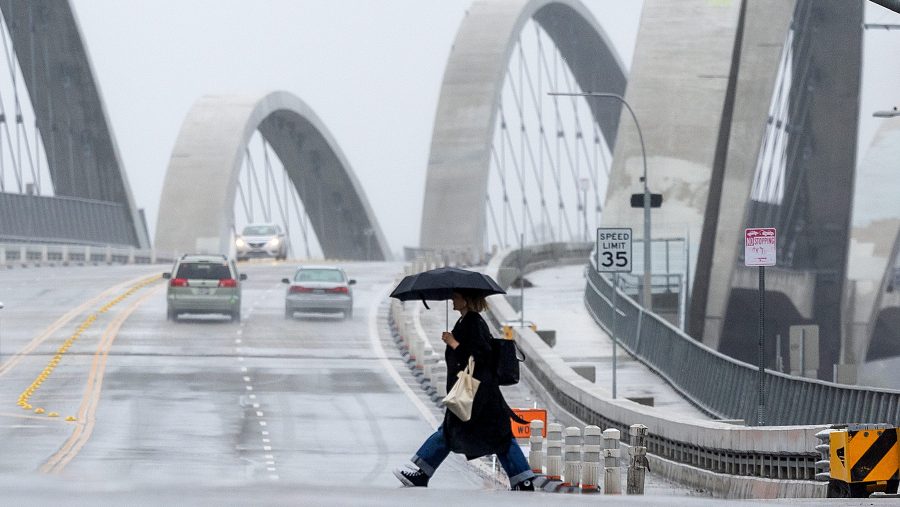 Rain arrives as Southern California braces for strongest storm of season 3 GettyImages 2197262586 e1738848061745 DrU13b