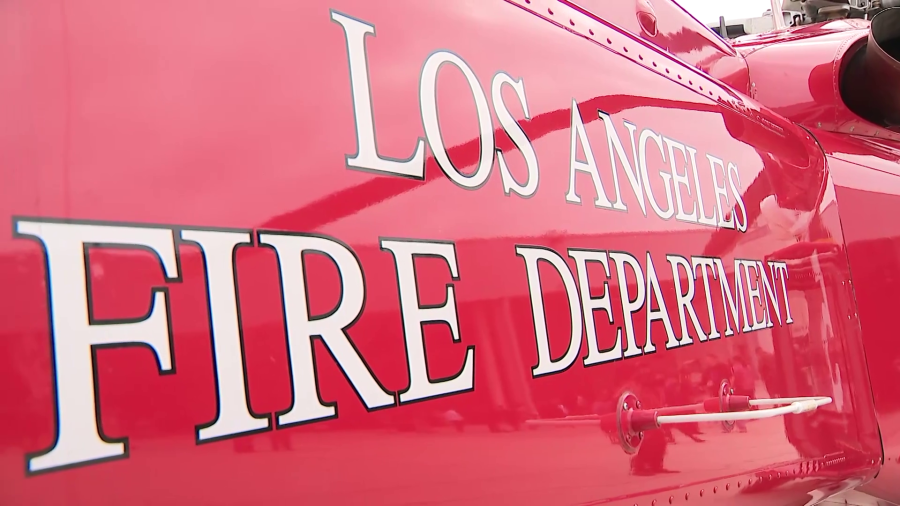 LAFD Los Angeles Fire Department Air Ops Helicopter 2 XldAXm
