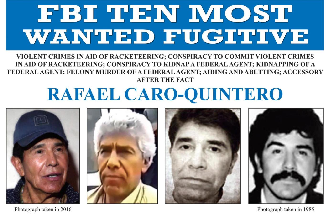 Mexico sends drug lord Caro Quintero and 28 others to the US as officials meet with Trump team 1 Mexico Drug Lord 02448 UsHERO