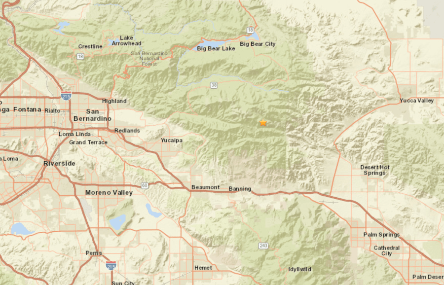 Preliminary 3.5 magnitude earthquake hits near Big Bear 1 Screenshot 2025 02 22 at 2.55.34E280AFPM SfcESc