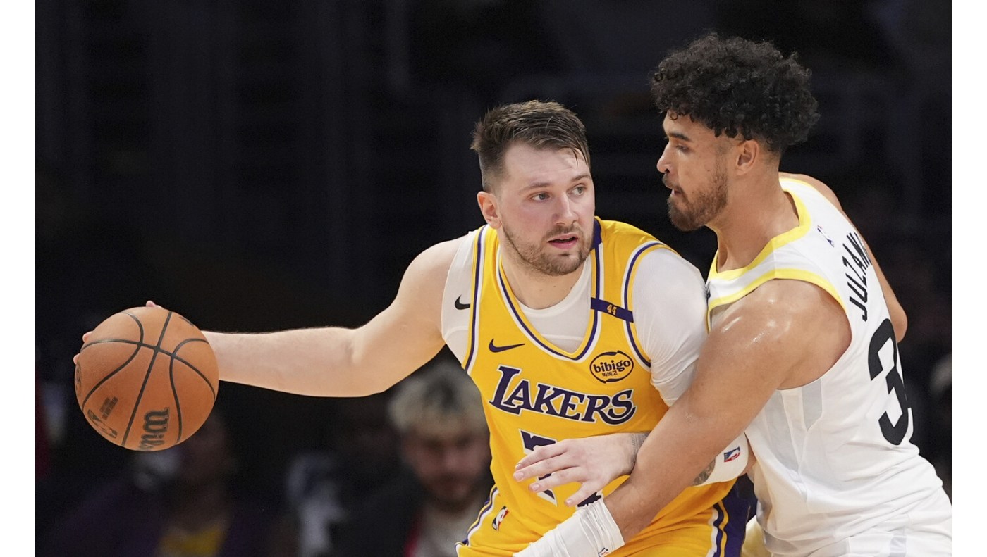 Luka Doncic Makes Lakers Debut, Clicks With LeBron James In Rout Of ...