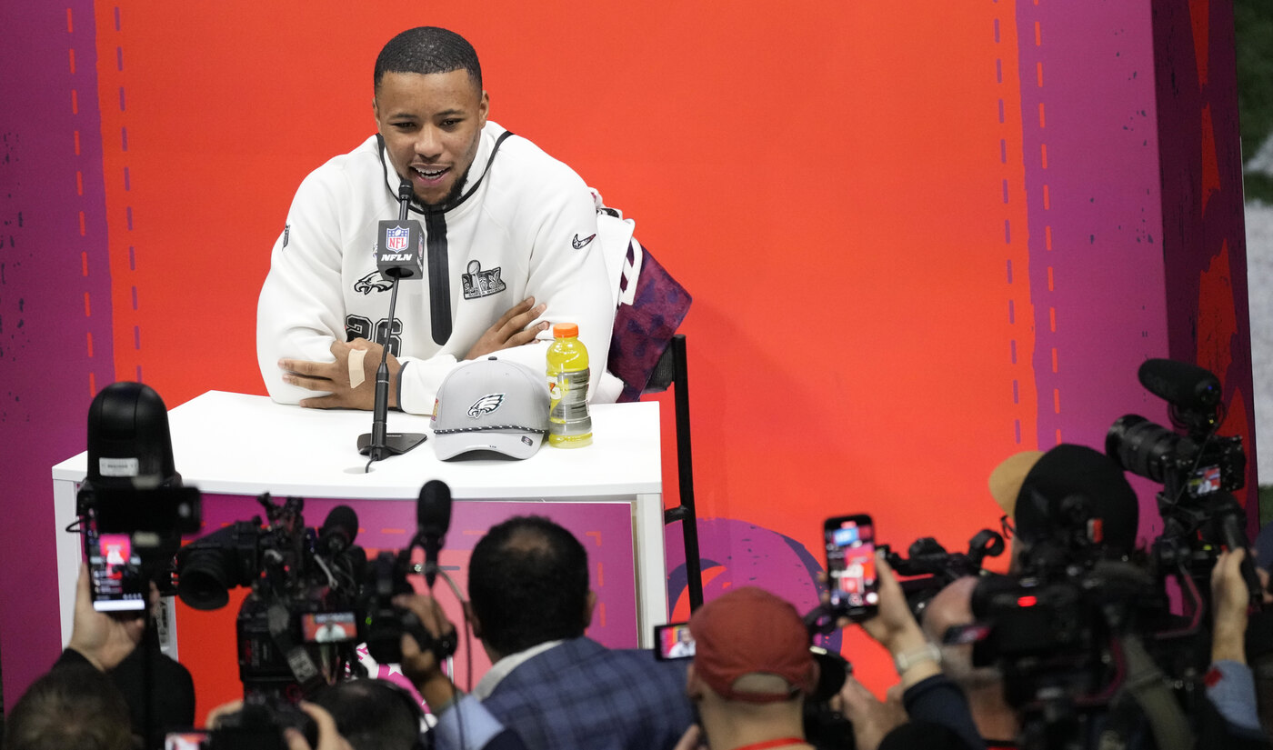 Saquon Barkley, Eagles kick off madness of Super Bowl opening night 2 imageedit 5 5755300583