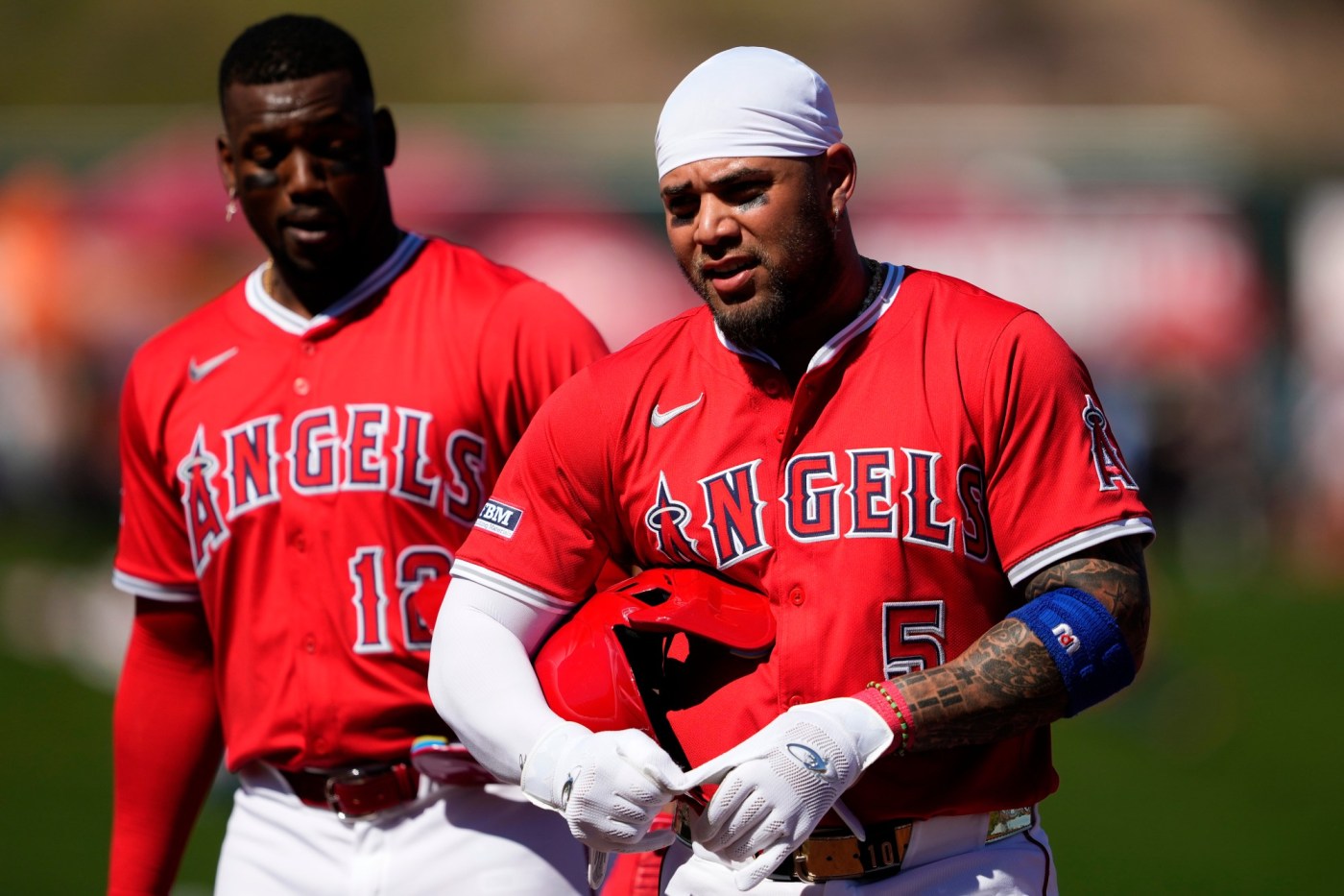 Angels’ Yoán Moncada says he’s optimistic about being ready for Opening Day 1 AP25057835901455 QQd1yo