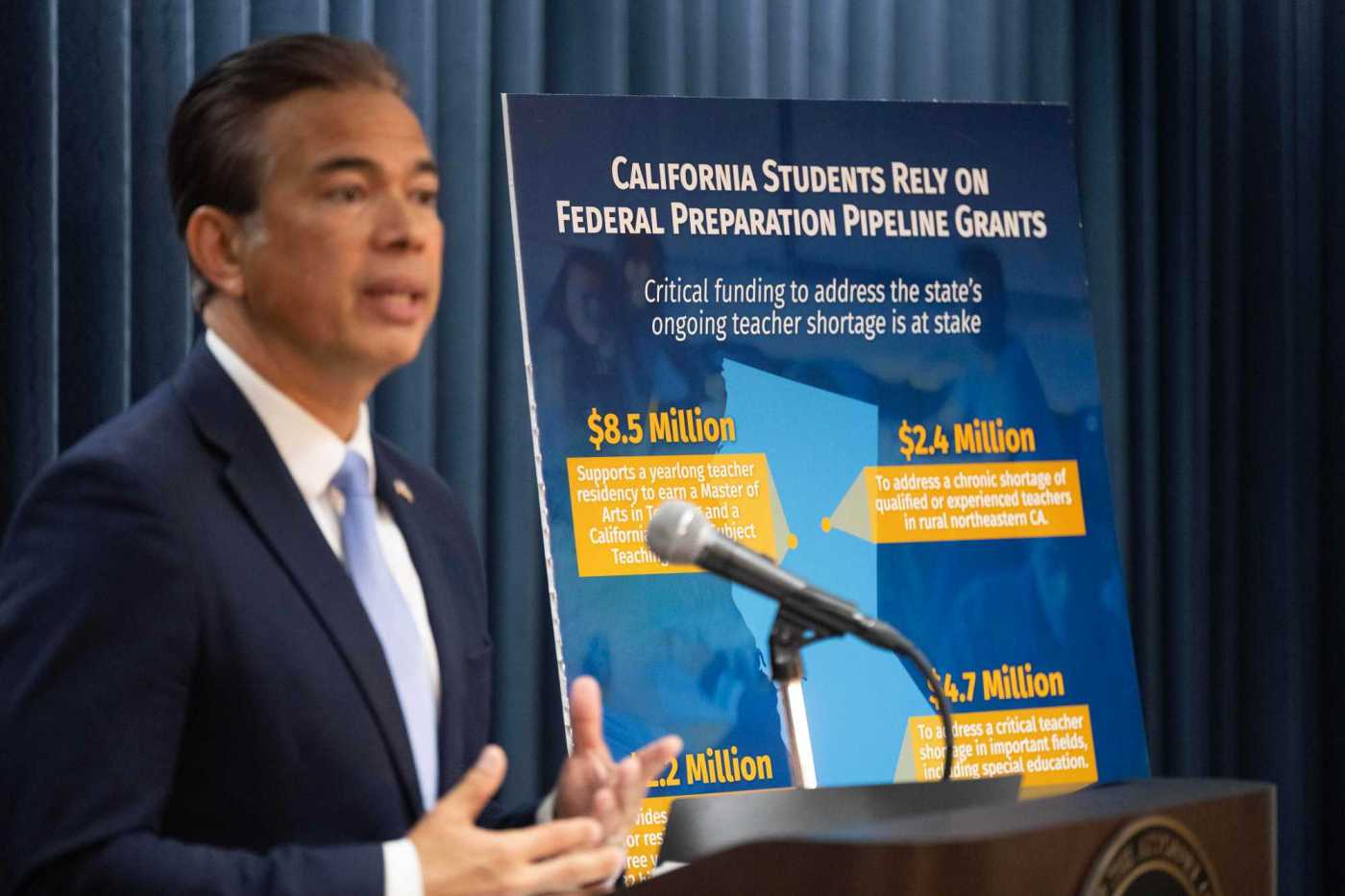 California sues Trump administration over cuts to teacher training grants 1 LDN L AG ED ACTION 0307 DK 05 GPbCOi