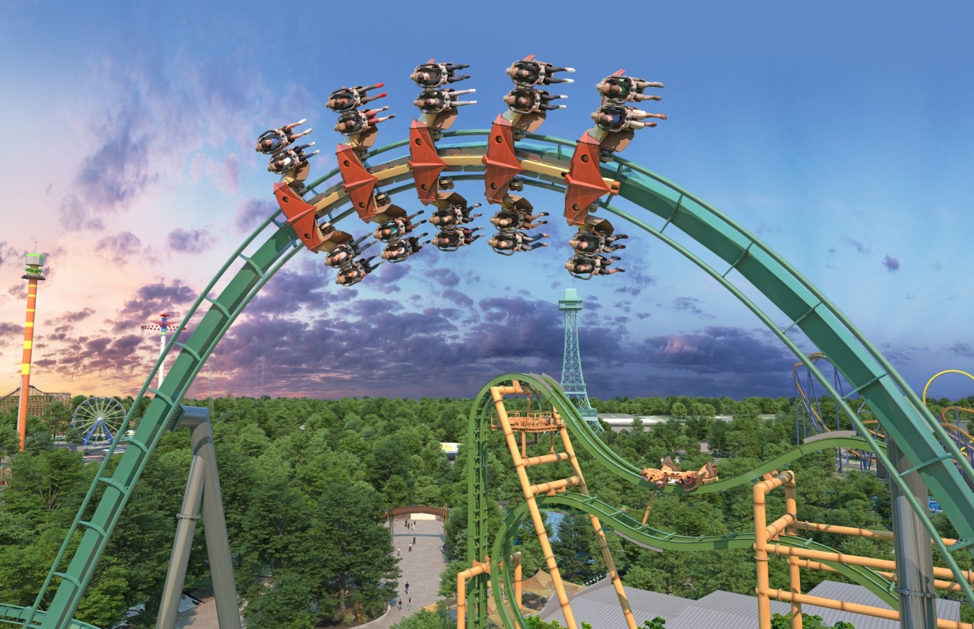 Kings Dominion’s Rapterra coaster will set three records — with an asterisk 8 OCR L KINGS DOMINION RAPTERRA WING COASTER 0304 09 NRT1jp
