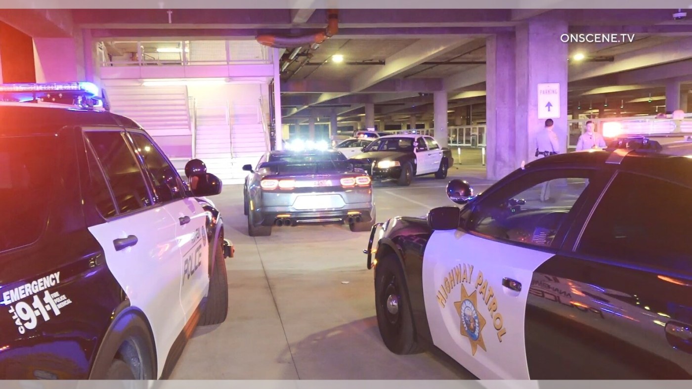 Chase of stolen car ends at Disneyland, parking structure searched for suspect or suspects 1 OCR Z CHASE 0325 16x9 1 5NdmTz