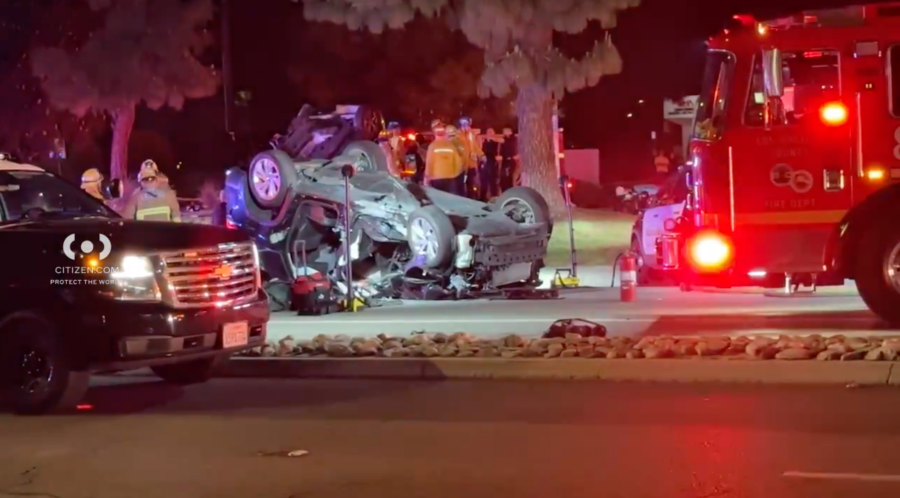 Southern California police pursuit ends in violent 2-car rollover crash 6 San Dimas pursuit crash 4 OKJuge