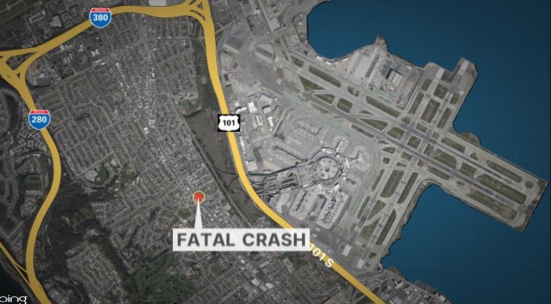 fatal crash el camino real highway 82 millbrae map d8yYZd