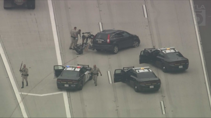 Pursuit, Theft Suspect Killed In Crash On Los Angeles County Freeway ...