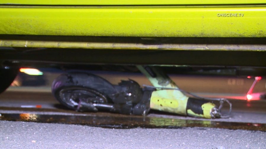 110 freeway scooter thrown 2 KKhQqZ