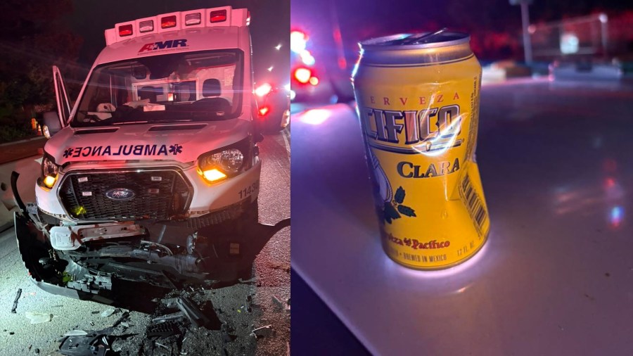DUI crash ambulance IKebdi